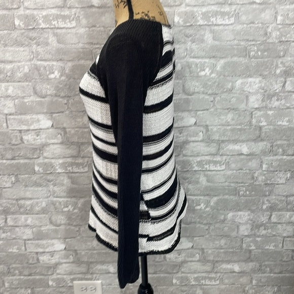 Sanctuary Open Knit Striped Sweater - Picture 2 of 5